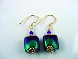 Verdi's Treat Earrings (Cobalt/Green)