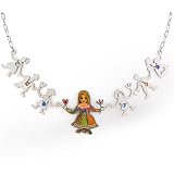 Mother with Children Necklace from the Artazia Collection #289 GN ONK