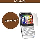 Generiks TM HTC ChaCha *CLEAR* Screen Protectors (4 Pack!!!)