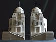 The Twin Towers of Wembley Football Stadium As a Signed and Dated Architectural Model or Split Pair of Bookends By Timothy Richards The Twin Towers of Wembley Football Stadium As a Signed and Dated Architectural Model or Split Pair of Bookends By Timothy Richards