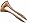 Hand Crafted Carved Wooden Hair Fork Little Egypt Design Original Design, Coco Bolo, 4.5 Inch