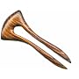 Hand Crafted Carved Wooden Hair Fork Little Egypt Design Original Design, Coco Bolo