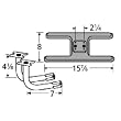 H-Shaped Twin Cast Iron Burner Special Venturi