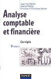 Analyse comptable et financi�re : Corrig�s