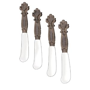 Arthur Court Fleur-De-Lis Tuscan Spreaders, Set of 4 by Arthur Court