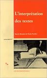 L\'Interprétation des textes