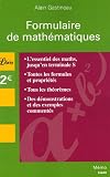 Formulaires de mathématiques