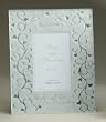 Silver 25th Wedding Anniversary Glass 4" x 6" Photo Picture Frame