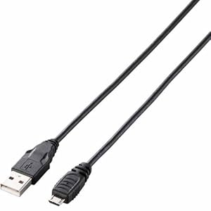 【クリックで詳細表示】ELECOM Micro-USB(A-MicroB)ケーブル 1.0m ブラック MPA-AMB10BK