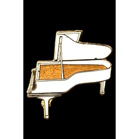 Piano Pin - White