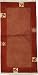 2\'4 x 4\'7 Rust Red Hand Knotted Wool Modern Tibet Rug