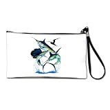 Artsmith, Inc. Clutch Bag Purse (2-Sided) Sailfish Swordfish and Marlin Fishing