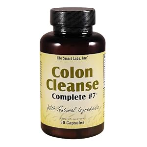 Colon Cleanse Complete #7 2250mg. daily, 90 capsules with superior natural herbal ingredients and dosage for WEIGHT LOSS and overall health management