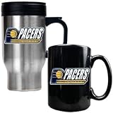 NBA Indiana Pacers Travel Mug & Ceramic Mug Set
