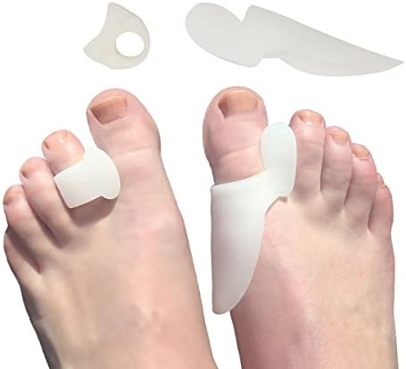 ATNICHES Bunion Gel Toe Spacers Seperator for Bunions Treatment,Pack of 4