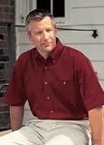 Big Mens Short Sleeve Pocket Twill Shirt (Big & Tall and Regular Sizes)