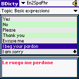 Talking English-Spanish Dictionary Phrasebook downloadable Software