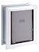 Wall Mount Pet Door - Single Flap - Large (Aluminum) (20.4375