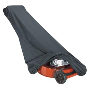 Classic Accessories Black Lawn Mower Cover