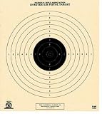 National Target Single Bull Center Air Pistol Target
