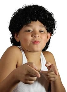 My Costume Wigs Boy's Kids Michael Jackson Wig (Black) One Size fits all