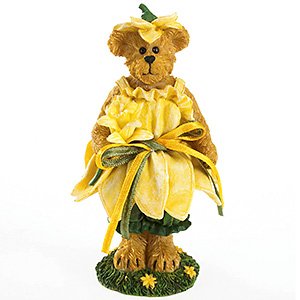 Boyds Bears Resin Daphne Bearybloom Daffodil March Flower Of The Month