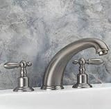 Justyna Satin Nickel Jill Roman Tub Set with Hand Shower 41YMRKYKJQL. SL160 Justyna Satin Nickel Jill Roman Tub Set with Hand Shower