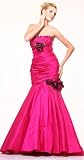 #20127 Fuchsia Strapless Mermaid Pageant Prom Evening Gown