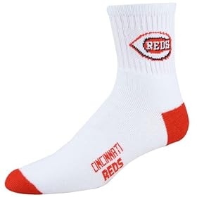 Cincinnati Reds White (501) 10-13 Team Logo Tall Socks