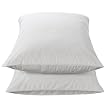 Set of 2 Cotton-Polyester Pillowcases - White