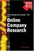 Introduction to Online Company Research
