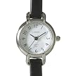 Timex Carriage Watch with Black Strap - Silvertone