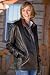 Women's Leather Coat with Removable Shearling Lining