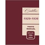1932 1933 1964 1935 1936 CADILLAC Parts Book List by General Motors