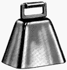 Long Distance Cow Bells - LONG DISTANCE COW BELL-2-3/8H
