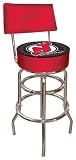 NHL New Jersey Devils Padded Bar Stool with Back