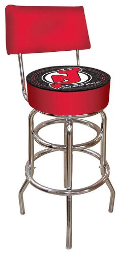 Trademark NHL New Jersey Devils Padded Bar Stool with Back