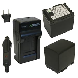 Wasabi Power Battery and Charger Kit for Canon BP-819 VIXIA HF10 HF11 HF20 HF21 HF100 HF200 HF G10 HF M30 HF M31 HF M32 HF M40 HF M41 HF M300 HF M400 HF S10 HF S11 HF S20 HF S21 HF S30 HF S100 HF S200 HG20 HG21 HG30 XA10