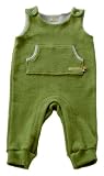 loud + proud 521 - Strampler Teddy aus 100% Bio-Baumwolle, moos