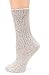 MIRMARU M-103-Women's Winter 4 Pairs Wool Blend Crew Socks Collection(Pink,Beige,Charcoal,Navy)