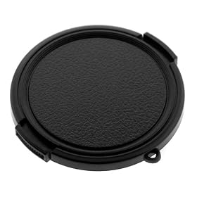 GTMax Black Camera Plastic Normal Lens Cap - 58mm for Nikon D3100, D3200