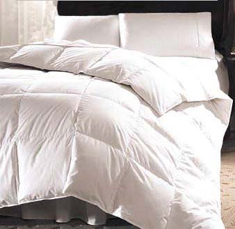 MARRIKAS Summer Weight White Goose Down Comforter TWIN