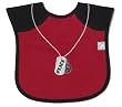 Frenchie Tag Contemporary Feeder Bib, Peace