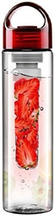 IVYRISE 700ML Fruit Infuser Water Bottle Sports Health Juice Immersion Bottle + Red