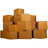 Moving Boxes 1 Room Economy Moving Kit UBOXES Brand - 15 Medium & Small Boxes & Moving Supplies