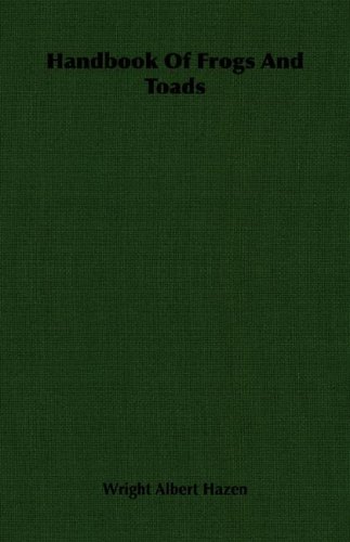 Handbook Of Frogs And Toads