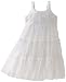 Mimi & Maggie Girls 2-6x Toddler Summer Wedding Dress, White, 3T