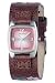 Fossil Ladies Trend, Genuine Leather Embroidered Strap, Champagne Dial