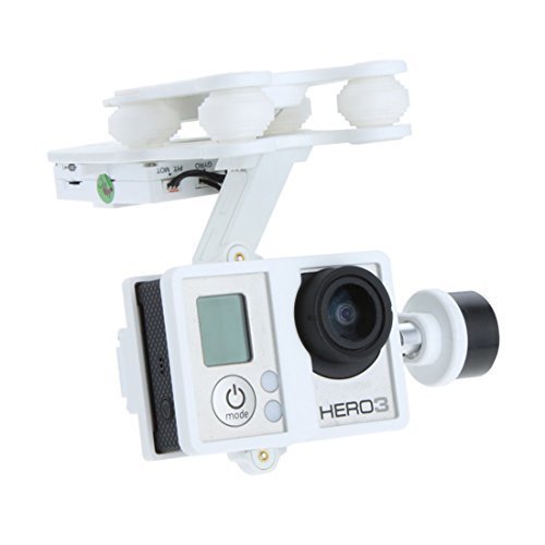 Walkera G-2D White Plastic Brushless Gimbal for iLook GoPro Hero 3 Camera on Walkera QR X350 Pro FPV Quadcopter