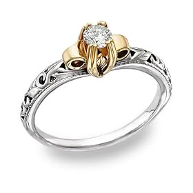 1 Carat Art Deco Diamond Engagement Ring